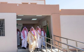 سمو أمير منطقة الجوف يفتتح مبنى المتوسطة الخامسة للبنات بمدينة سكاكا