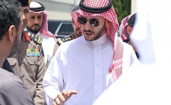 سمو الأمير سعود بن نهار يقف على عدد من المواقع في مخططات الوسام