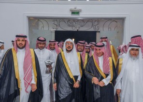 فايز العنزي يحتفي بزواج نجله “خالد” بحضور وزير الشؤون الإسلامية بالرياض