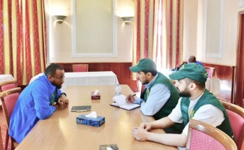 فريق مركز الملك سلمان للإغاثة يلتقي مسؤول مكتب تنسيق الشؤون الإنسانية التابع للأمم المتحدة في السودان
