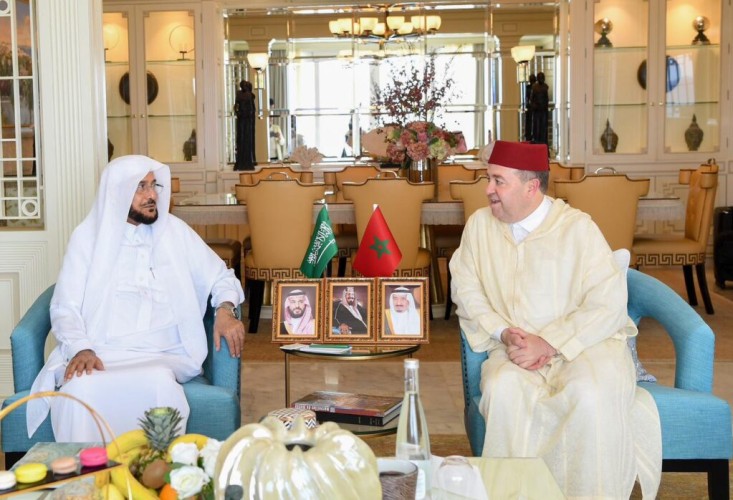 وزير الشؤون الإسلامية يلتقي المندوب الجهوي لوزارة الأوقاف المغربية بطنجا