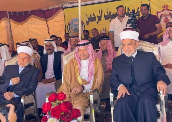 سفير المملكة بالأردن يشارك في توديع أولى قوافل الحجاج الاردنيين