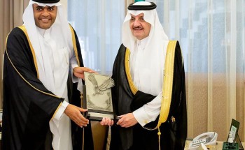 سمو أمير المنطقة الشرقية يستقبل أعضاء نادي الخليج الرياضي