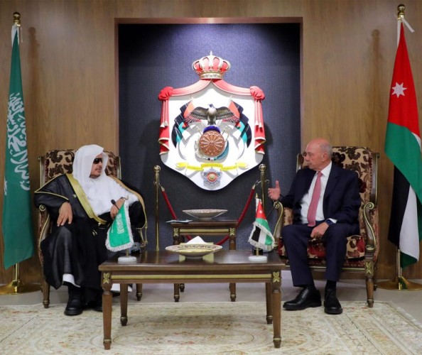رئيس مجلس الشورى يلتقي بدولة رئيس مجلس الأعيان الأردني لبحث أوجه العلاقات السعودية الأردنية