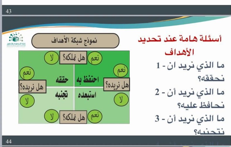 إدارة التخطيط والتطوير بتعليم مكة تطلق برنامج “بناء الخطة التشغيلية وشرح نماذجها”