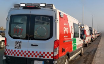 الهلال الأحمر بجازان: 24 مركزًا إسعافيًا مستعدون للتعامل مع الأمطار
