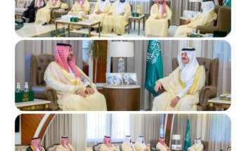 أمير الشرقية يستقبل رئيس اللجنة الوطنية للمقاولين باتحاد الغرف السعودية
