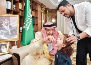 سمو أمير جازان يدشن حملة تطعيم ضد “شلل الأطفال “بالمنطقة