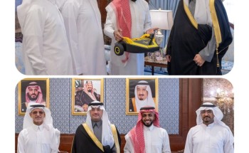 سمو محافظ الأحساء يستقبل المبتكر السعودي الفائز بالمركز الأول في مسابقة نجوم العلوم