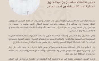 الرئيس التنفيذي لهيئة تطوير محمية الملك سلمان بن عبدالعزيز الملكية يهني القيادة بيوم التأسيس