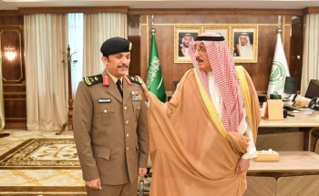 الأمير محمد بن ناصر يقلّد اللواء الشهراني رتبته الجديدة