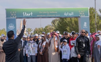 إمارة الحدود الشمالية تنظَّم فعاليات مبادرة “كات ووك” بمناسبة اليوم العالمي للنمر العربي