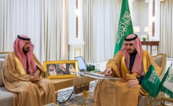 الأمير فيصل بن نواف بن عبدالعزيز يستقبل رئيس مجلس جمعيّة الجوف للإعلام ويدشن موقعها الإلكتروني