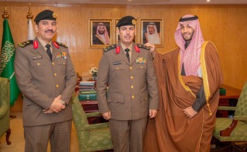 نائب أمير منطقة الجوف يقلّد نائب مدير شرطة المنطقة رتبته الجديدة