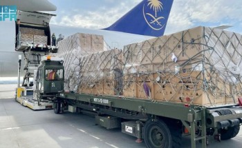 وصول الطائرة الإغاثية السعودية الـ 21 التي يسيرها مركز الملك سلمان للإغاثة وتحمل مساعدات المملكة للشعب الأوكراني