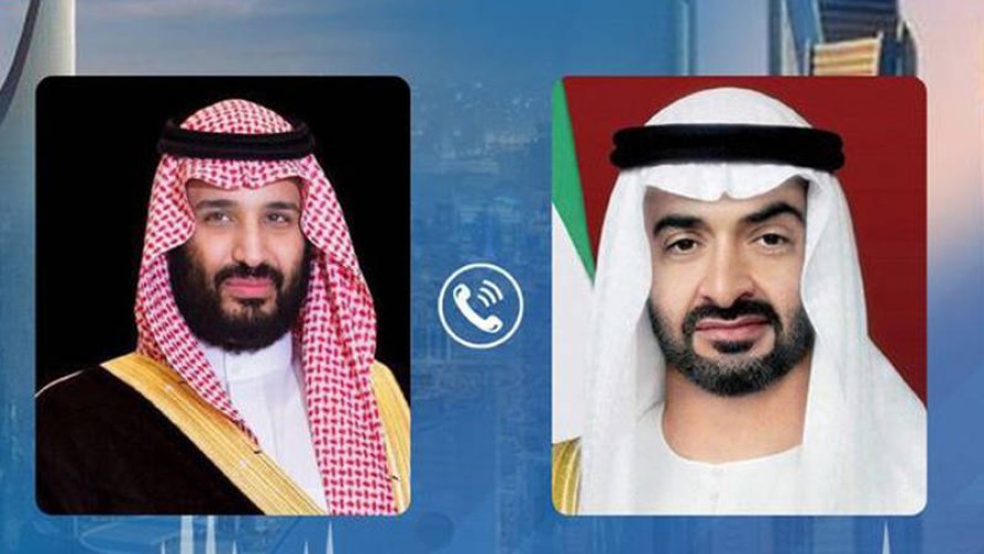 سمو ولي العهد يتلقى اتصالاً هاتفيًا من رئيس دولة الإمارات العربية المتحدة