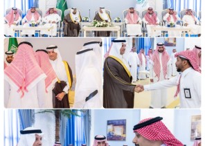 الأمير سعود بن طلال يستقبل منسوبي محافظة الأحساء المهنئين بعيد الفطر المبارك