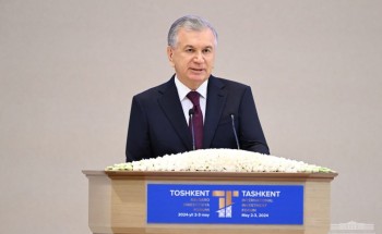 رئيس اوزباكستان يفتتح منتدى الاستثمار الدولي الثالث في طشقند