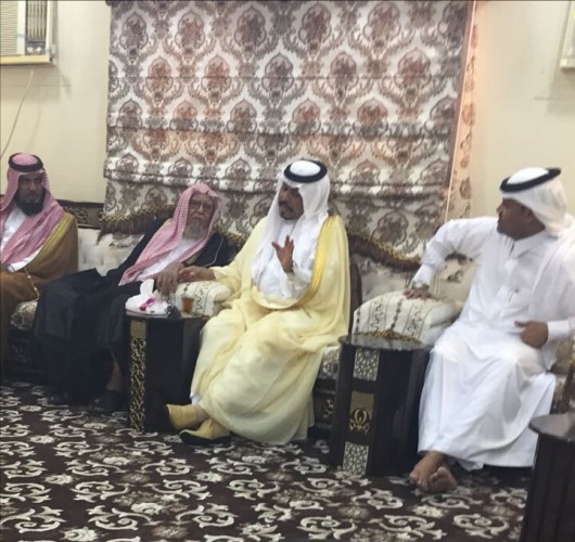 الشيخ عبد الله أبوعامرية يثمن زيارة ومعايدة محافظ بيش له