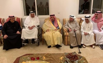 سمو أمير منطقة الرياض يعزي أسرة الحجيلان