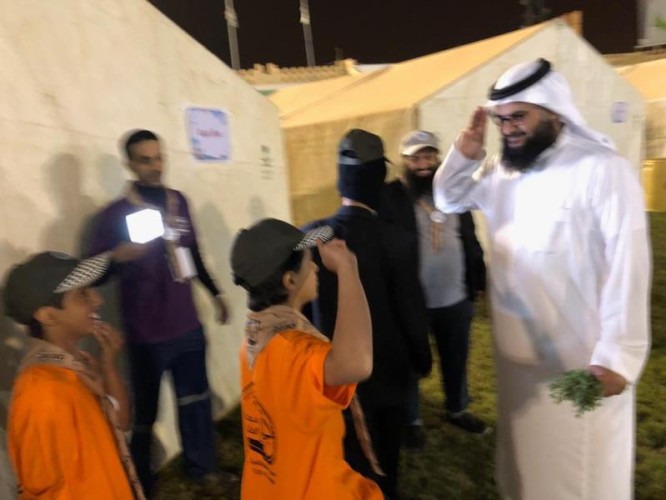 الزيدان يتفقد مقر المهرجان .. وصول عددًا من الإدارات المشاركة في مهرجان التعليم للتربية الكشفية