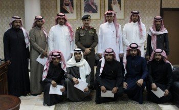 مدير شرطة الرياض يكرم عدداً من منسوبي شرطة المنطقة
