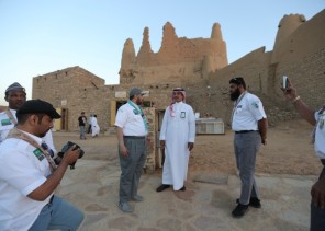 ضيوف مهرجان التعليم للتربية الكشفية يزورون محافظة دومة الجندل