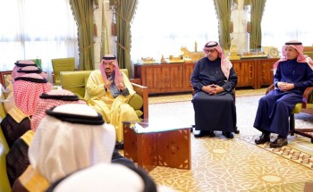 سمو أمير منطقة الرياض يستقبل وكلاء المحافظات ورؤساء المراكز المعينين بالمنطقة