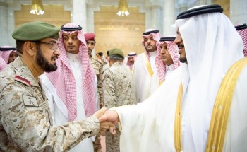 سمو أمير منطقة الرياض بالنيابة يستقبل المهنئين بعيد الأضحى المبارك