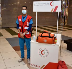 (6868) ساعة عمل تطوعية نفذها الهلال الأحمر بالشرقية خلال شهر سبتمبر 2022م