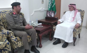 محافظ الجبيل “الداود” يستقبل مدير شرطة المحافظة العقيد الرشيد