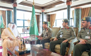 «أمير تبوك» يستقبل مدير الجوازات ويُشيد بجهودهم في خدمة الحجاج بمنفذ حالة عمار «أمير تبوك» يستقبل مدير الجوازات ويُشيد بجهودهم في خدمة الحجاج بمنفذ حالة عمار