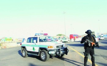 دهس أحد أفراد أمن الطرق أثناء تأدية عمله في نقطة تفتيش قرب كبري المويه