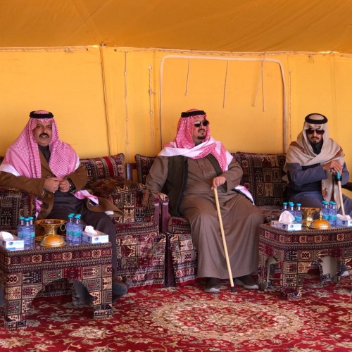 سمو أمير منطقة حائل والوفد المرافق له في ضيافة الأمير محمد بن فهد آل سعود