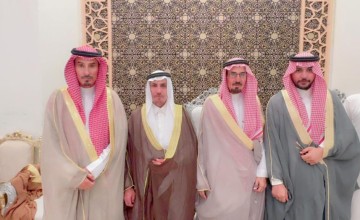 وسط جمع من الأهل والوجهاء.. ملفي العجوني يزف ابنه “فايد” في حائل وسط جمع من الأهل والوجهاء.. ملفي العجوني يزف ابنه “فايد” في حائل