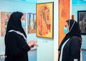 افتتاح معرض الوطن بالفن ضاوي بمشاركة 18 فناناً وفنانة سعودياً افتتاح معرض الوطن بالفن ضاوي بمشاركة 18 فناناً وفنانة سعودياً