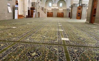 بتكلفة ٩٠٠ألف ريال ..”الشؤون الإسلامية” تجدد فرش مسجد قباء بتكلفة ٩٠٠ألف ريال ..”الشؤون الإسلامية” تجدد فرش مسجد قباء