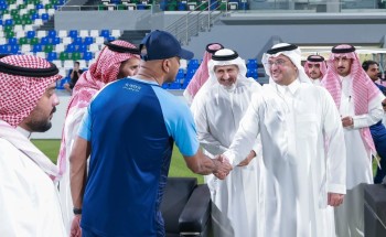 سمو محافظ الأحساء يشهد تدريبات الفتح ويدعم الفريق قبيل استكمال منافسات دوري روشن
