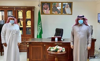 محافظ ضرية يـستقبل مدير محمية نفود العريق