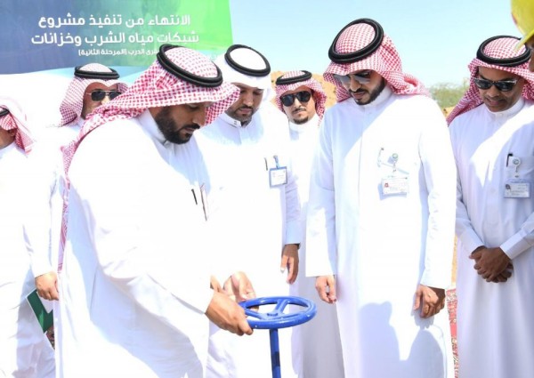 تدشين مشروع شبكات مياه الشرب بمحافظة الدرب تدشين مشروع شبكات مياه الشرب بمحافظة الدرب