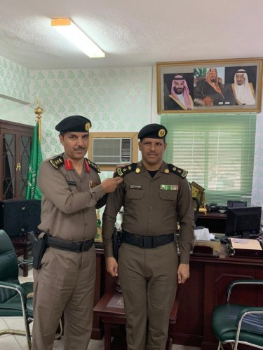 قائد أمن طرق المدينة يقلّد “الصبحي” رتبته الجديدة