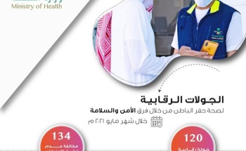فرق الأمن والسلامة بصحة حفر الباطن ترصد 134 مخالفة للإجراءات الاحترازية فرق الأمن والسلامة بصحة حفر الباطن ترصد 134 مخالفة للإجراءات الاحترازية