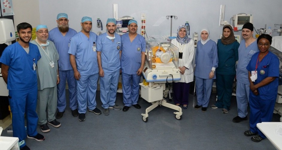 فريق طبي بمستشفى قوى الأمن ينجح في إنقاذ حياة جنين