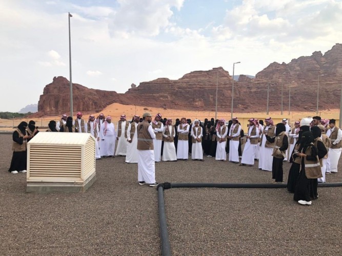 ورشة عمل ميدانية لفريق حماية بالشراكة بين الهيئة الملكية لمحافظة العلا،وفرع خدمات المياه.