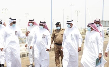 بتوجيهات سمو أمير منطقة جازان وسمو نائبه  لجنة الإشراف على الشواطئ تقف على شاطئ مركز السهي