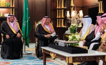 بالصور.. أمير الباحة ينهي خلافاً على مشيخة قبيلة استمر نحو 20 عاماً