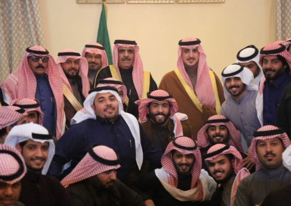 زيارة أمير الجوف للوجيه رجل الأعمال مبارك قعيّدالبيت الشراري