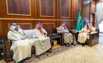 نائب أمير حائل يلتقي أعضاء مجلس الشورى من أبناء المنطقة