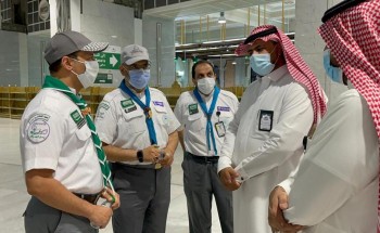 “الصبيحي” يطلع على مهام كشافة تعليم مكة في المسجد الحرام “الصبيحي” يطلع على مهام كشافة تعليم مكة في المسجد الحرام