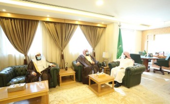 مدير عام فرع وزارة الشؤون الإسلامية بالقصيم يلتقي الشيخ عبدالله الشابانات
